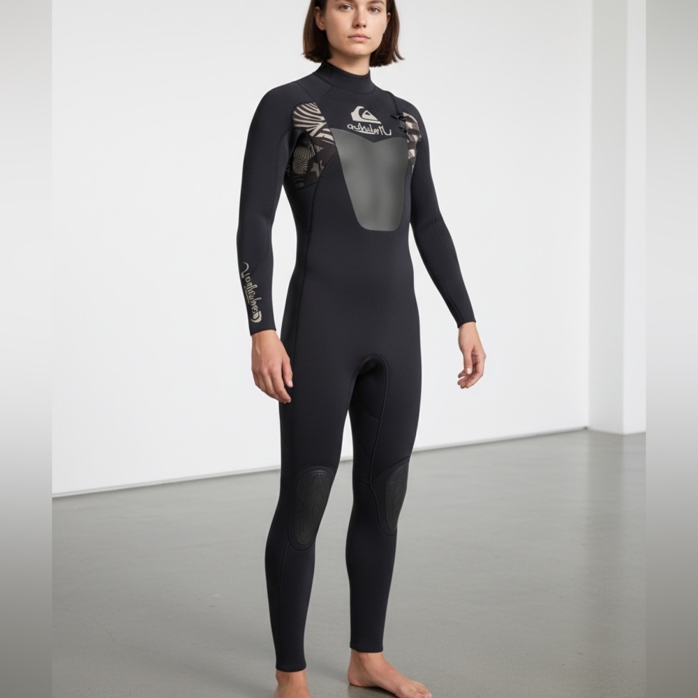 Quiksilver Black and Gray Wetsuit